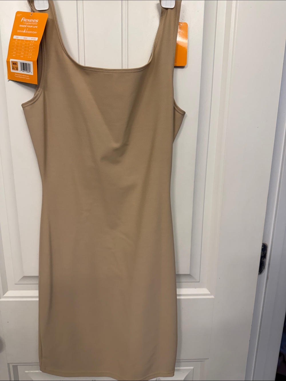 Flexees by Maiden Form Beige Midi Shaping Slip Dress - Picture 5 of 6